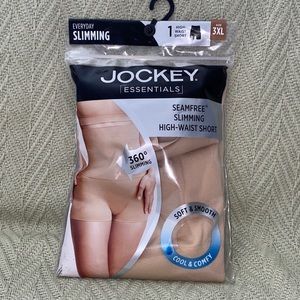 Women’s  JOCKEY Everyday Slimming  tan High Waist Shorts Soft Smooth Cool NWT